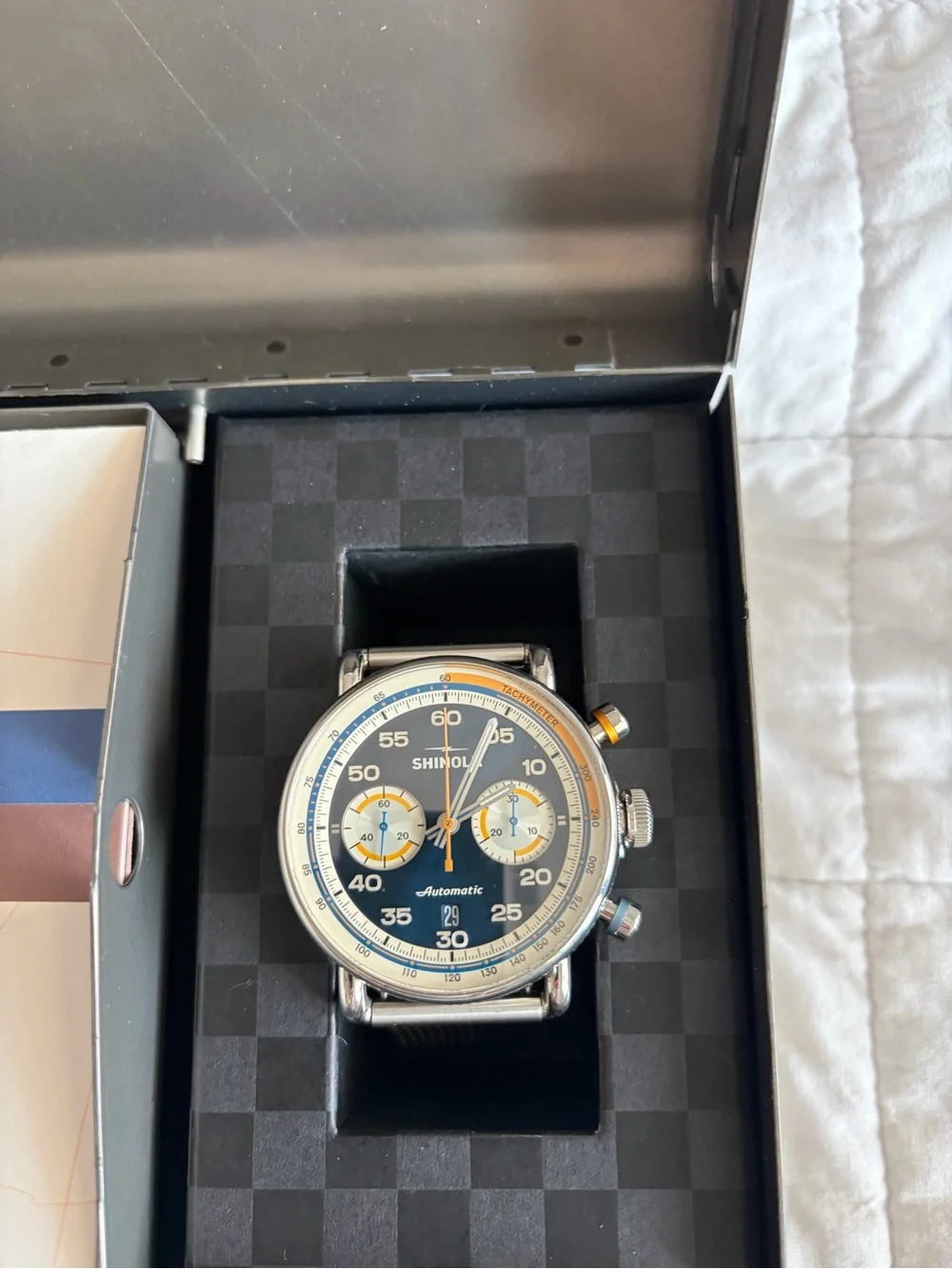 Shinola CANFIELD SPEEDWAY OPEN ROAD AUTOMATIC CHRONOGRAPH